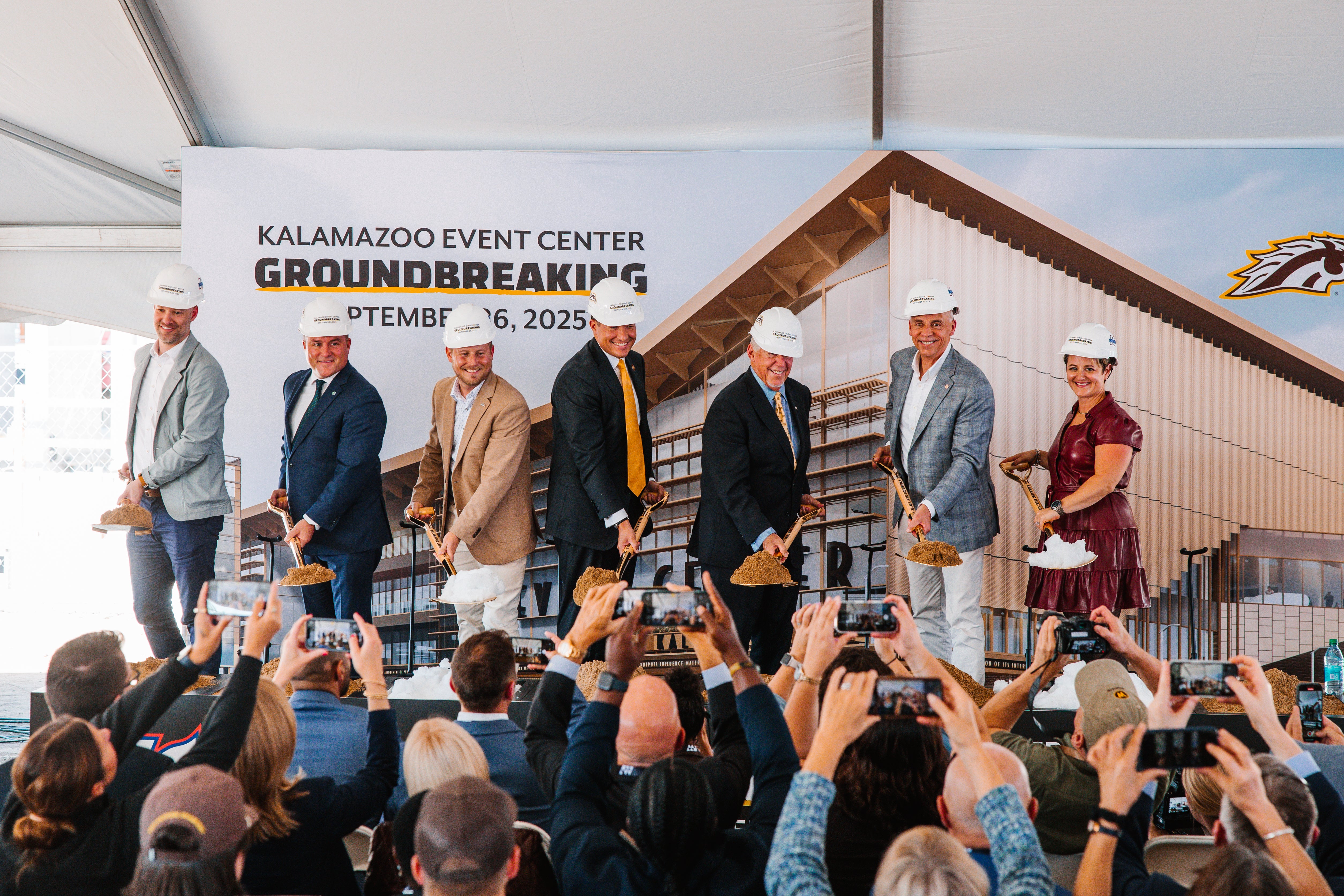 More Info for KALAMAZOO OFFICIALLY BREAKS GROUND ON KALAMAZOO EVENT CENTER 